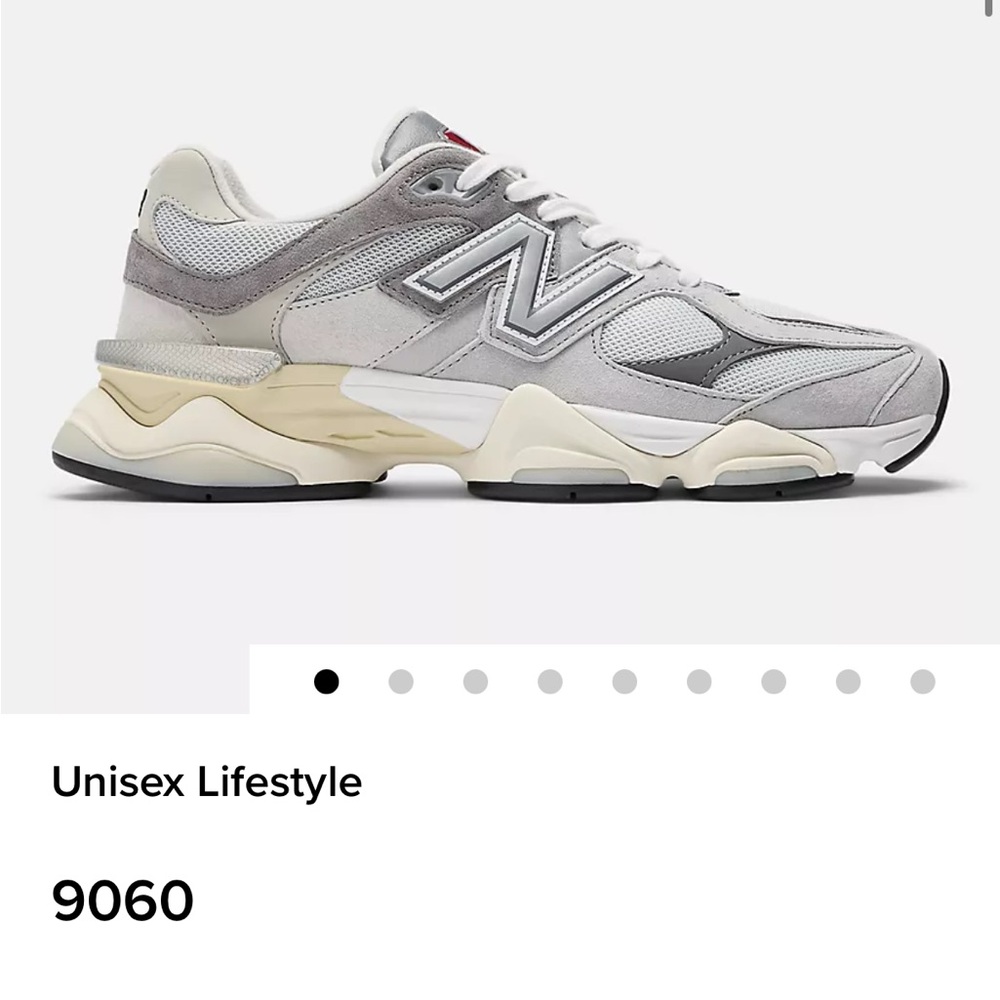 New Balance 9060 Unisex Lifestyle Sneakers | Rain cloud with castlerock & white